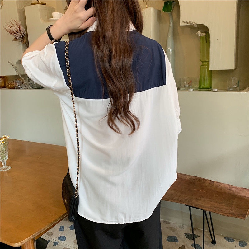 Áo sơ mi tay dài trung bình Áo sơ mi mỏng thường thời trang nữ