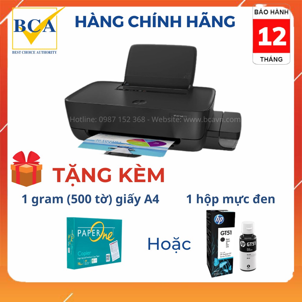 Máy In Phun Màu HP Ink Tank 115 All In One _2LB19A