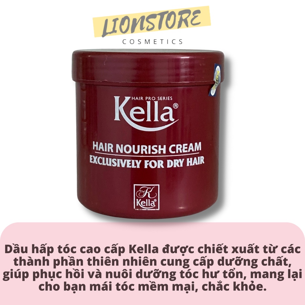 Dầu hấp tóc cao cấp Kella 500ml chuẩn công ty giúp tóc luôn mượt mà siêu khỏe