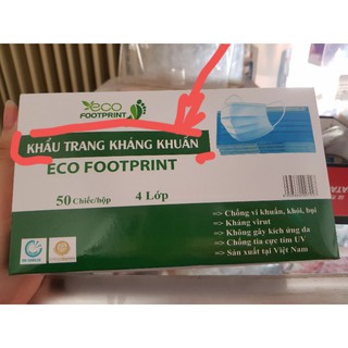 Khẩu trang  y tế 4 lớp kháng khuẩn 50 chiếc  loại chất lượng dày dặn