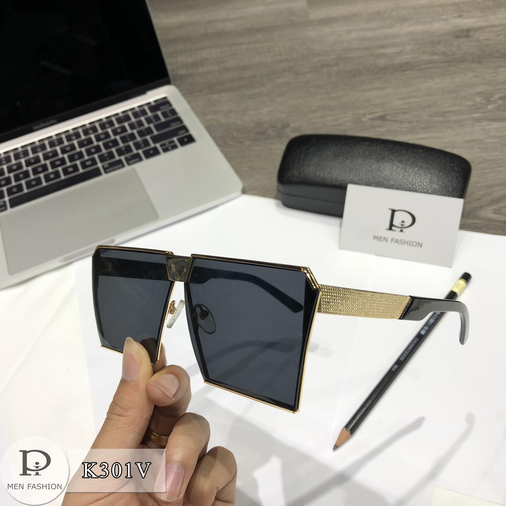 [Mã FARSSTGRE giảm 5K đơn bất kỳ] Kính Nam Thời Trang K301 Vàng - Hàng cao cấp Fullbox | BigBuy360 - bigbuy360.vn