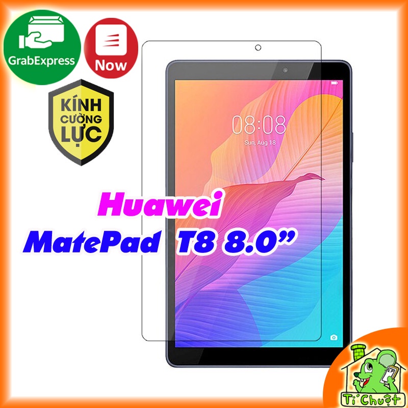 [Ảnh Thật] Kính CL Huawei MatePad T8 8.0&quot; 2020 Cường Lực Mài Cạnh 2.5D-9H-0.26mm