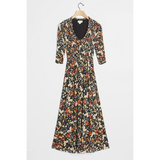 (SIZE 4US.6US) ĐẦM MAXI THUN 2 LỚP MAEVE CHÍNH HÃNG - OMYA MAXI DRESS (D95-TBU)