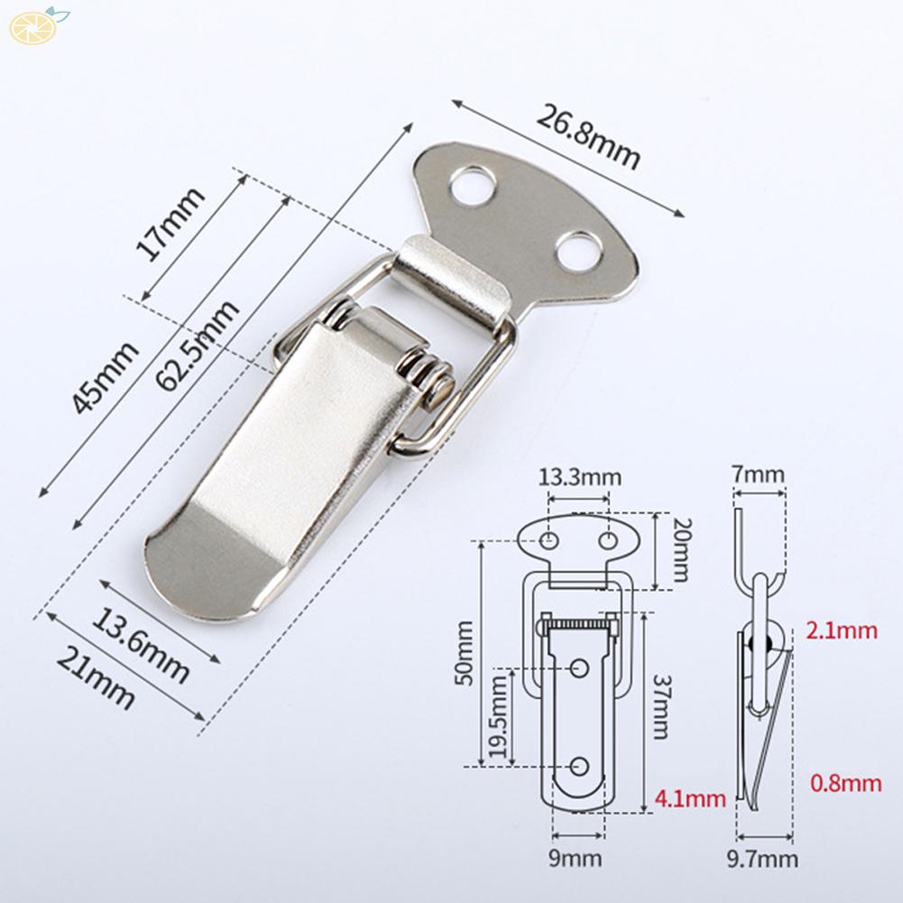 【VARSTR】48PCS Stainless Steel Toggle Latch Catch Clamp Spring Loading Case Buckle Clip Qwoznz RzrkLJSi zKVvlz