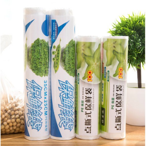 Cuộn túi đựng thực phẩm rau củ quả an toàn sức khỏe dùng 1 lần 88273 SHOP SIÊU RẺ 88