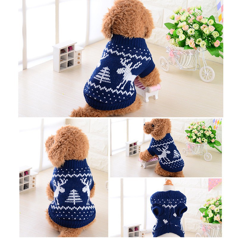 Áo len giữ ấm một size dành áo cho thú cưng