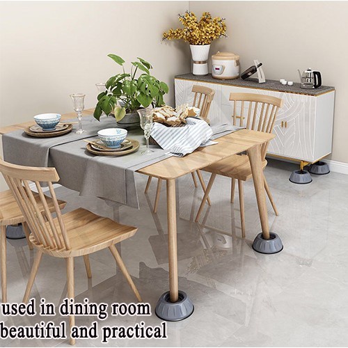 4PCS/SET  Thảm Chống Trượt Máy Giặt,Đệm Cao Su Cố Định Chân Ghế Chống Trượt Tiện Dụng