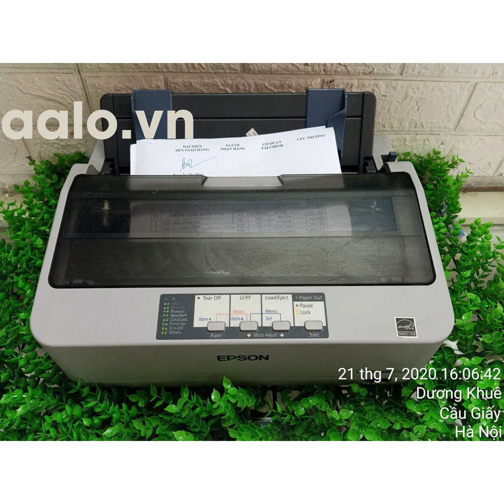 Máy in kim Epson LQ-310 (khổ A4 – 24 kim) kèm Băng mực , dây nguồn và dây USB mới - aalo.vn