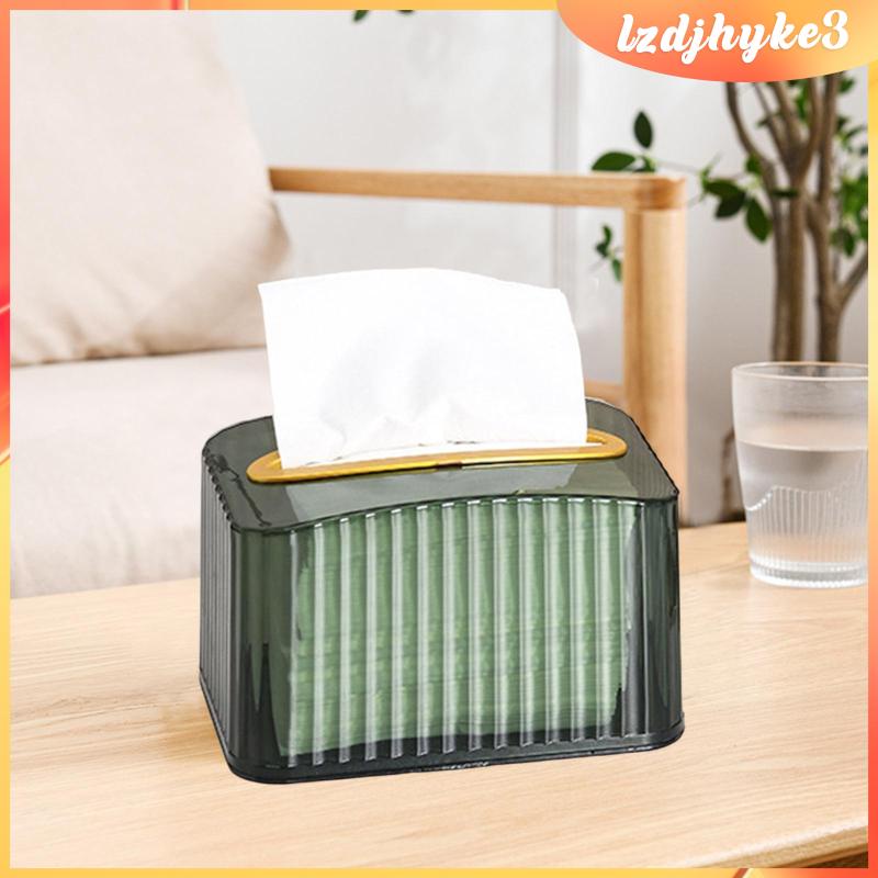 Hộp Đựng Khăn Giấy 3 Ngăn Trang Trí Nhà Cửa / Văn Phòng / Xe Hơi