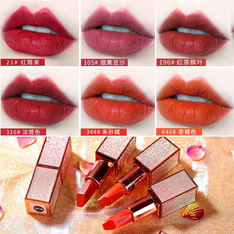 (Hàng Mới Về) Son Lì Màu Bí Ngô Ngôi Sao Dành Cho Nữ Sinh | BigBuy360 - bigbuy360.vn