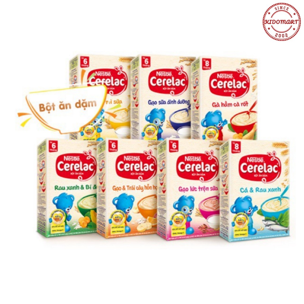 Bột Ăn Dặm Nestle Cerelac Đủ Vị