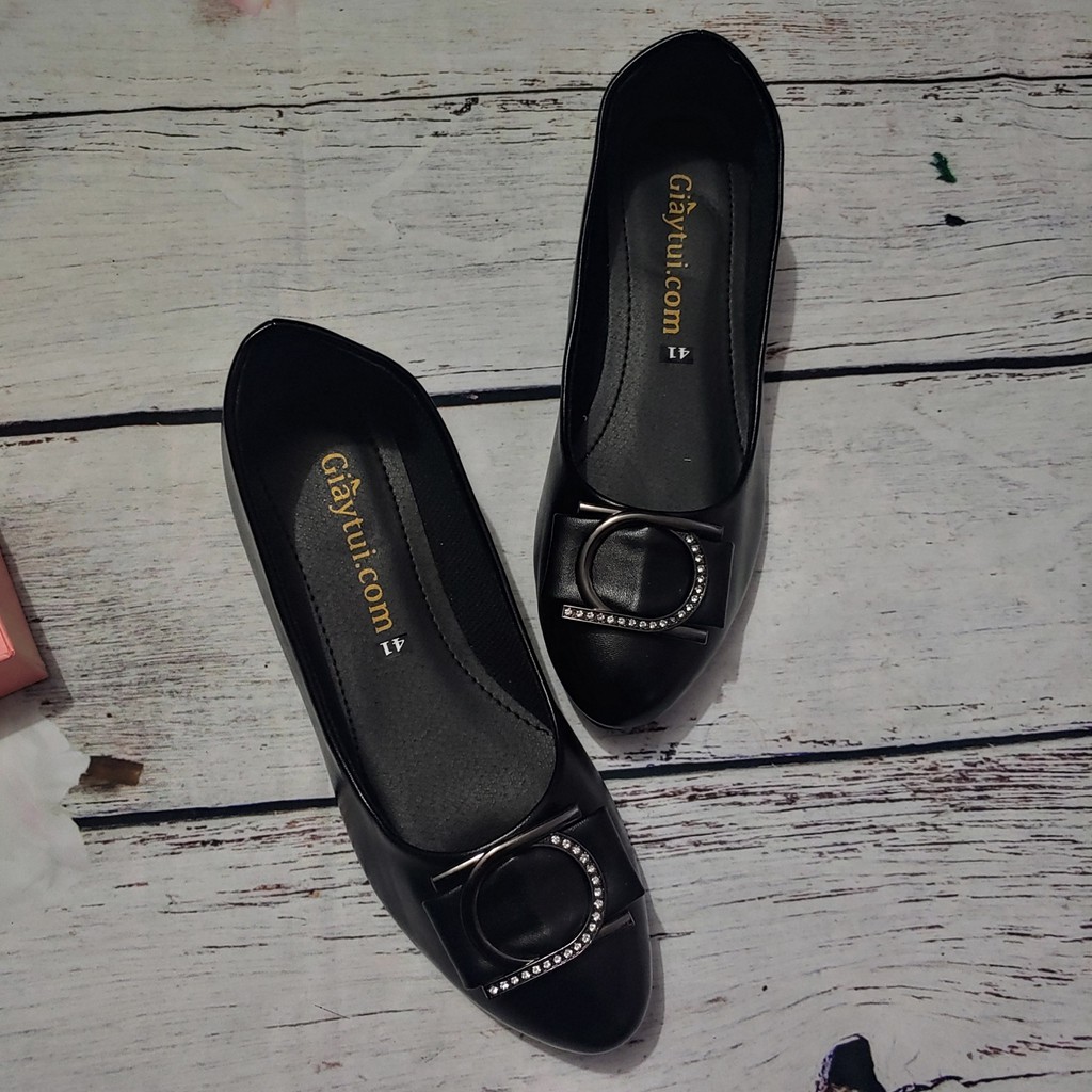 { BIG SIZE } { ẢNH THẬT } giày búp bê mã 01, giày bệt nữ big size từ 36 đến 42 | BigBuy360 - bigbuy360.vn