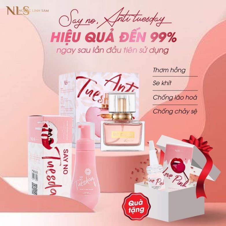 Dung Dịch Vệ Sinh Say No Tuesday & Nước Hoa Xịt Anti Tuesday - Combo Cho "Cô Bé" Thơm Hồng 🔥MUA 1 ĐƯỢC 3🔥