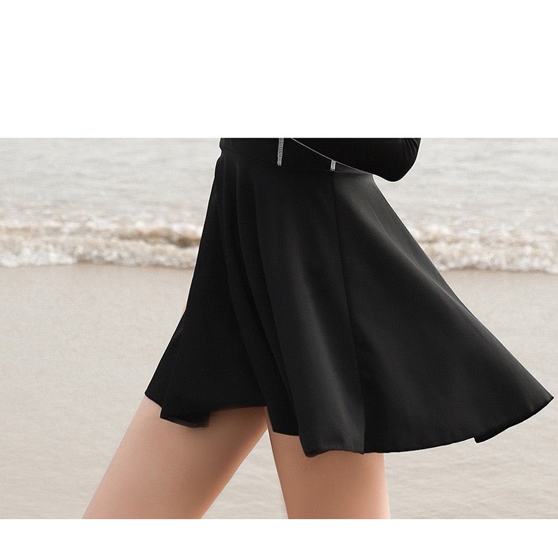 Bikini đi biển váy đuôi cá TO HAPPINESS, dạng đồ đi biển dài tay, kèm quần bên trong, kín đáo quý phái. | BigBuy360 - bigbuy360.vn