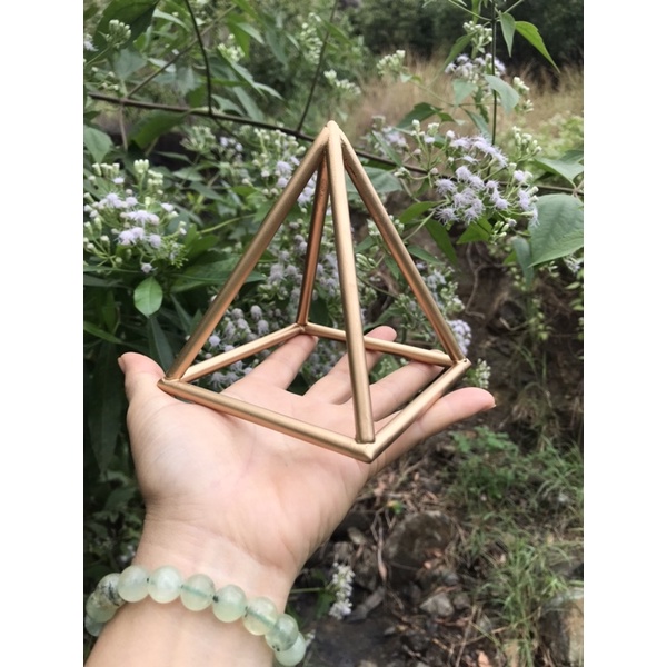 Kim Tự Tháp đồng đỏ 10cm