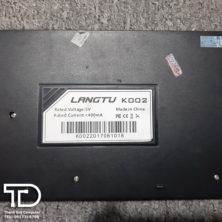 Bàn phím giả cơ Langtu K002 cũ (9 chế độ led RGB)