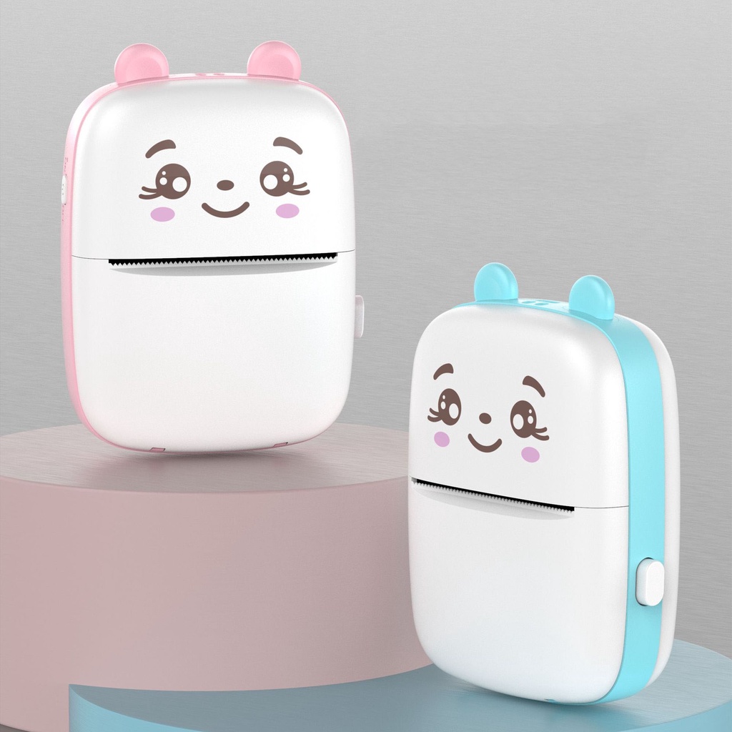 Máy In Nhiệt Mini Không Dây Kết Nối Bluetooth Cho Android IOS