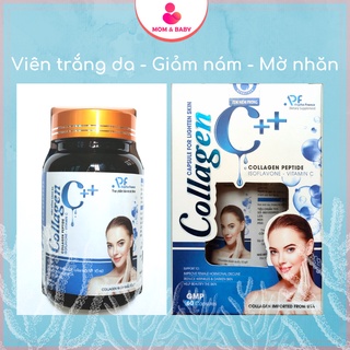 [CHÍNH HÃNG] Viên Uống Trắng Da Collagen C++, Collagen Nhập Khẩu Từ Mỹ, Giảm Vết Nhăn, Sạm Da
