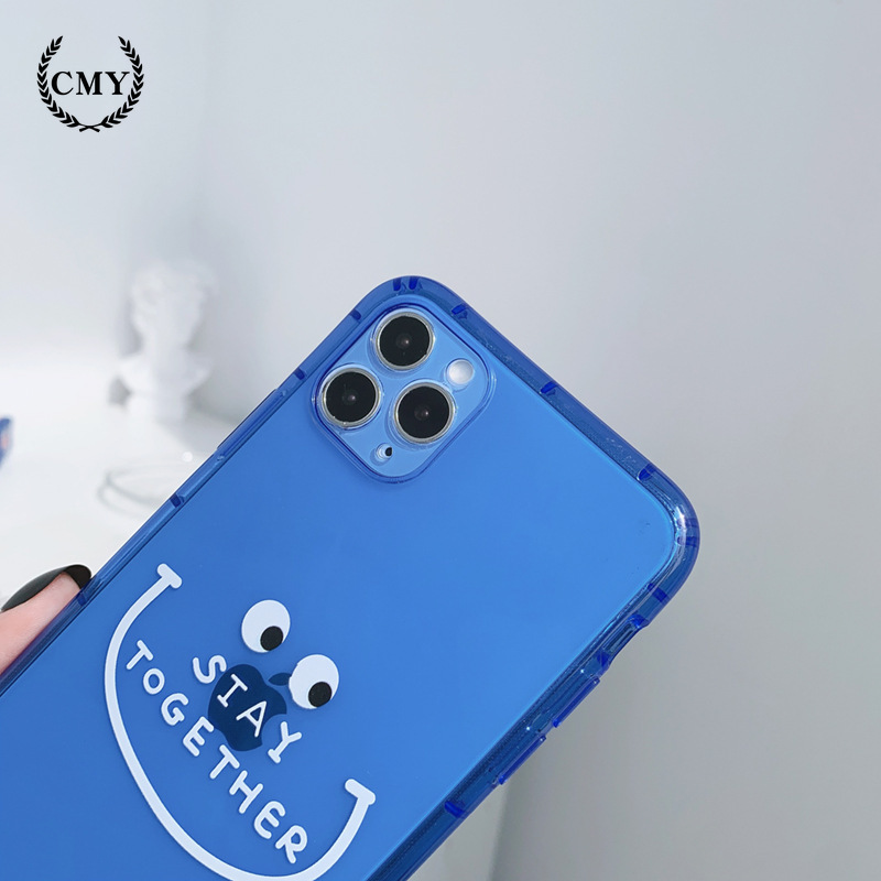 Ốp điện thoại in mặt cười màu dạ quang cho iPhone11/11Pro 11pro Max X XR XS XS MAX 7 8 plus SE | BigBuy360 - bigbuy360.vn