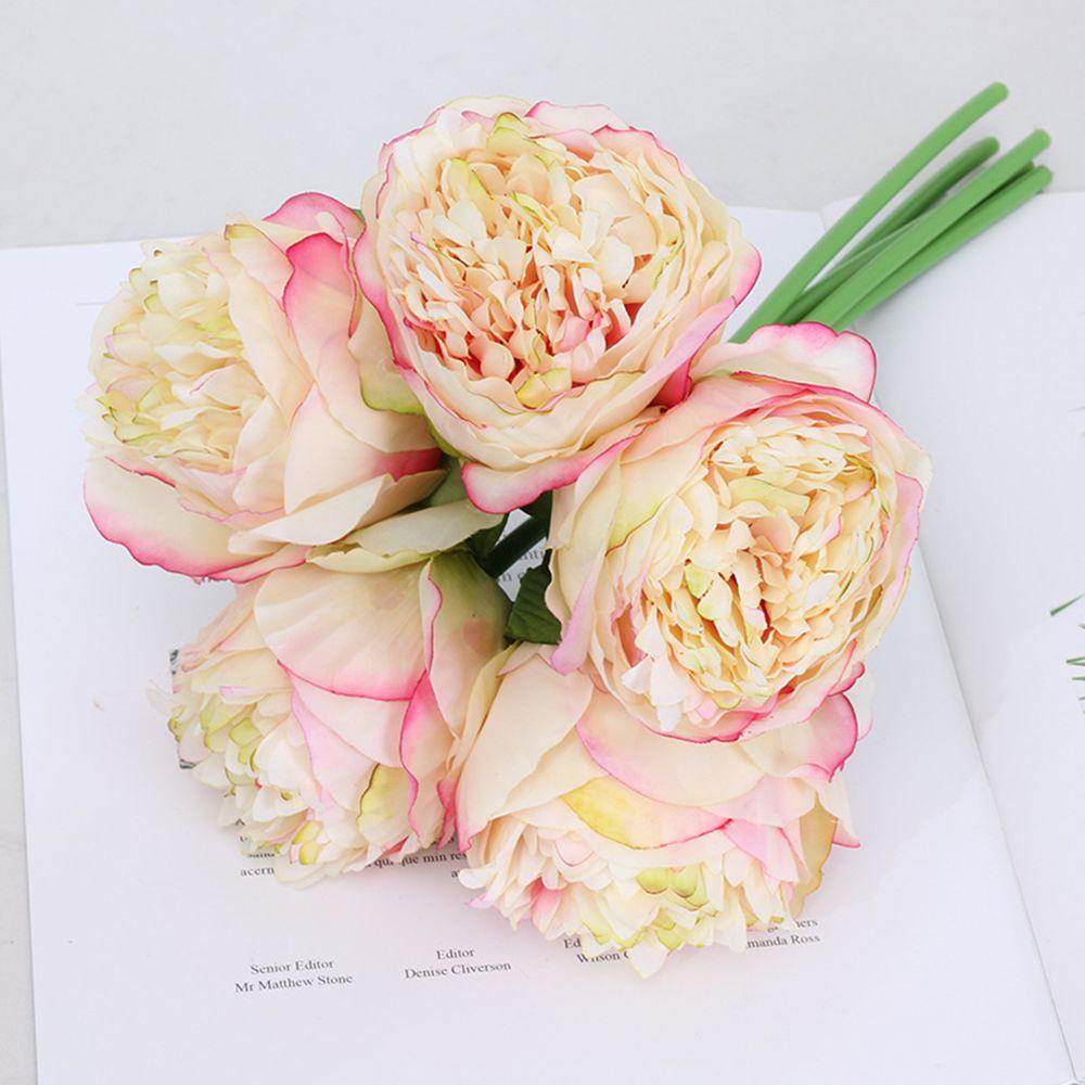 KUNHEV Hoa Mẫu Đơn Giả Trang Trí Tiệc Cưới