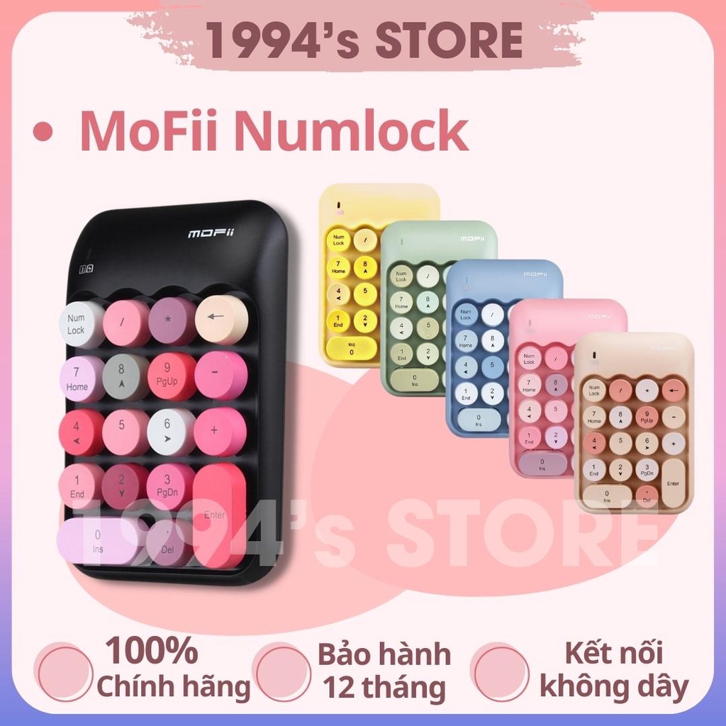 (CÓ SẴN) Bàn phím số MoFii x910 - Bàn phím numlock không dây MOFii X910 - Tặng kèm PIN - Numpad MoFii