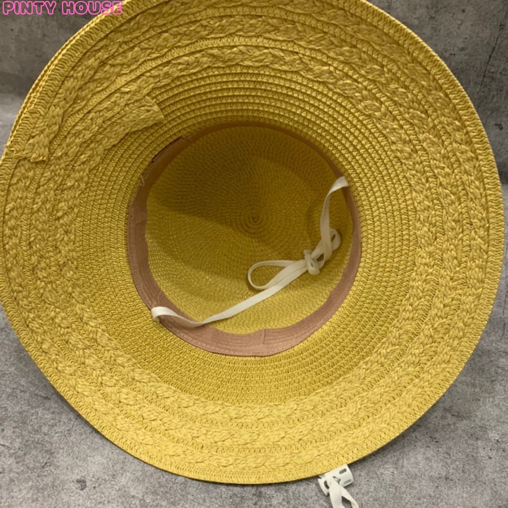 Nón đi biển ,Mũ phớt vành rộng làm cao cấp làm từ cói phong cách thời trang biển