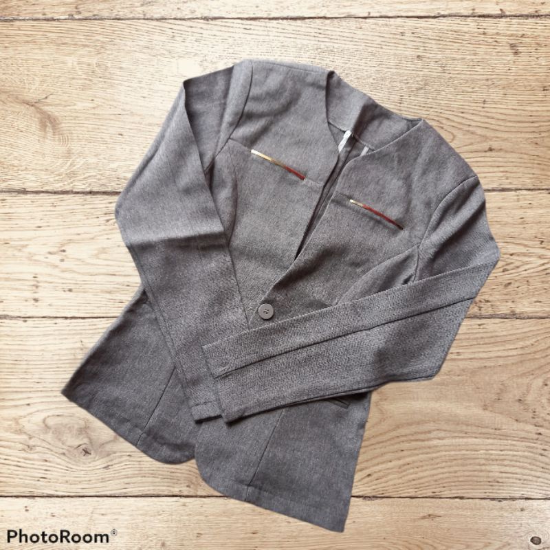 Áo vest xám tay dài cao cấp lc02 | BigBuy360 - bigbuy360.vn