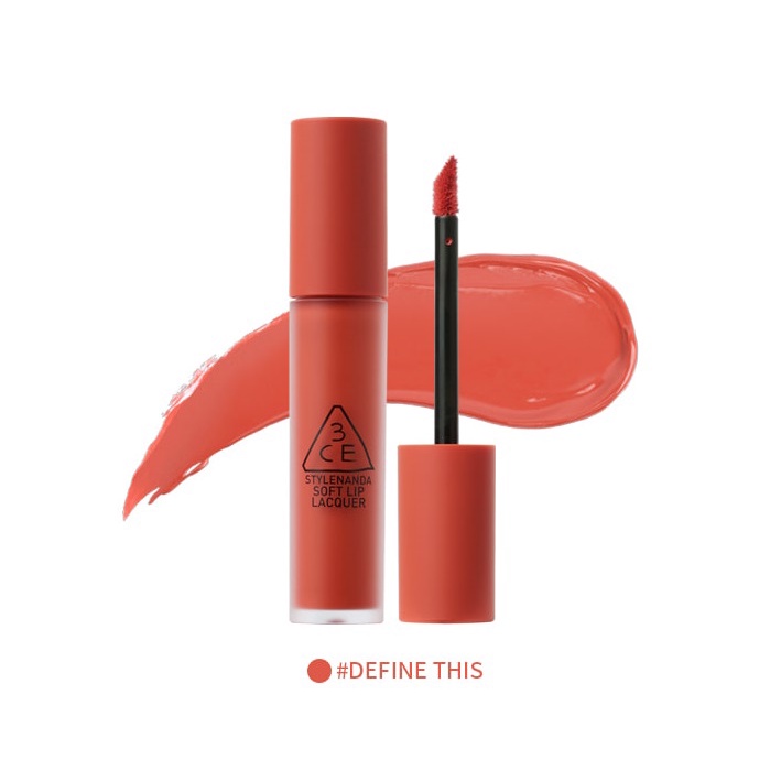 SON KEM 3CE SOFT LIP LACQUER #DEFINE THIS - MÀU CAM SỮA