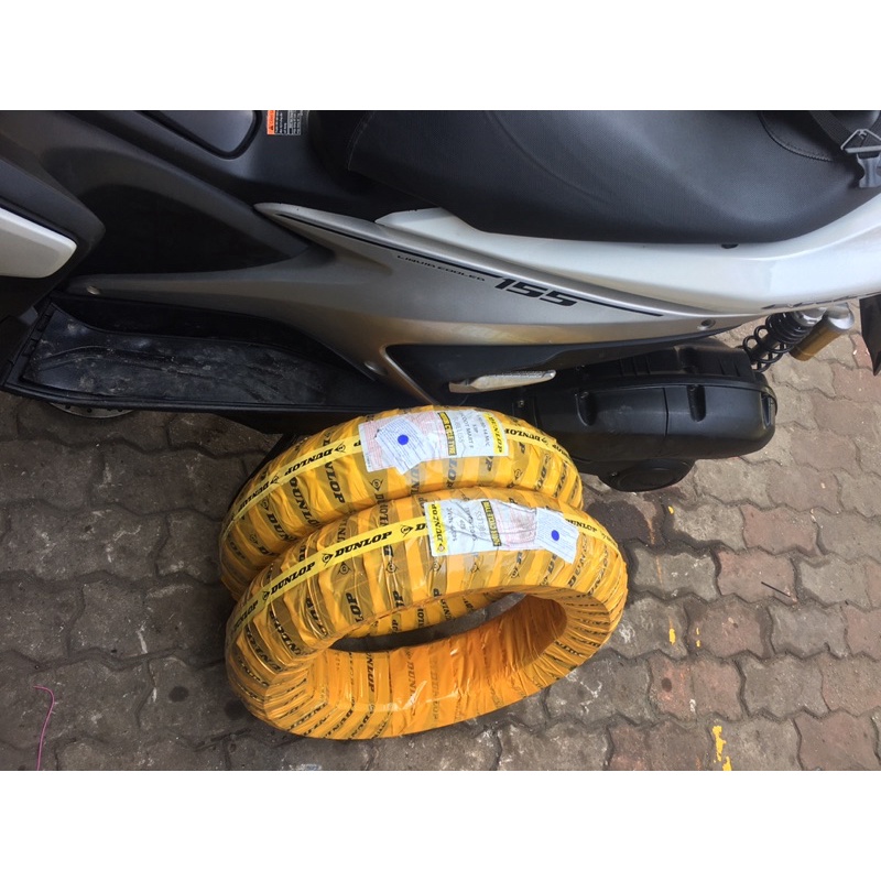 DUNLOP lắp NVX V1 and V2 size zin 110/80-14 và 140/70-14