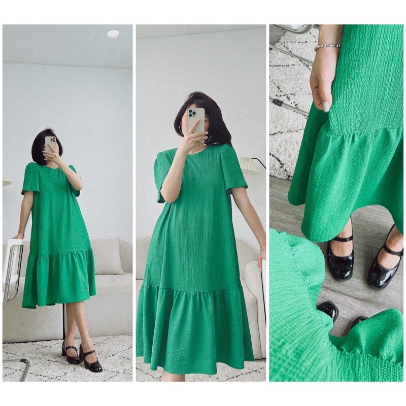 Váy Suông Đuôi Cá Vải Co Giãn 4 Chiều Chất Vải Mát Phom Suông Basic Dễ Mặc | WebRaoVat - webraovat.net.vn