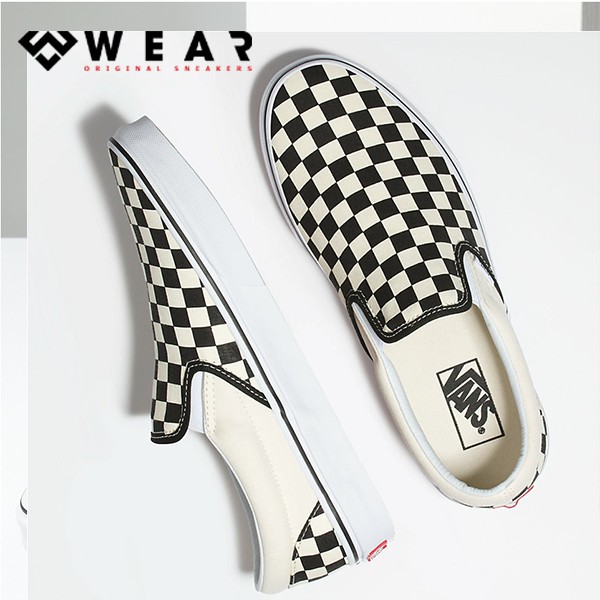 Giày Sneaker Unisex Vans Classic Slip-On Checkerboard - VN000EYEBWW