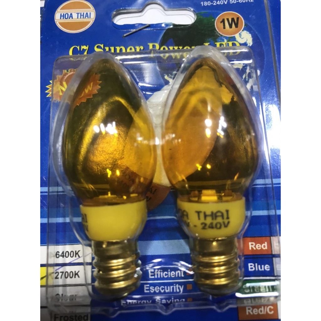 1 BỘ ĐÈN LED NHÓT BÀN THỜ