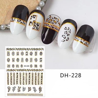 (phụ kiện nai) sticker  noel phản quang trang trí móng