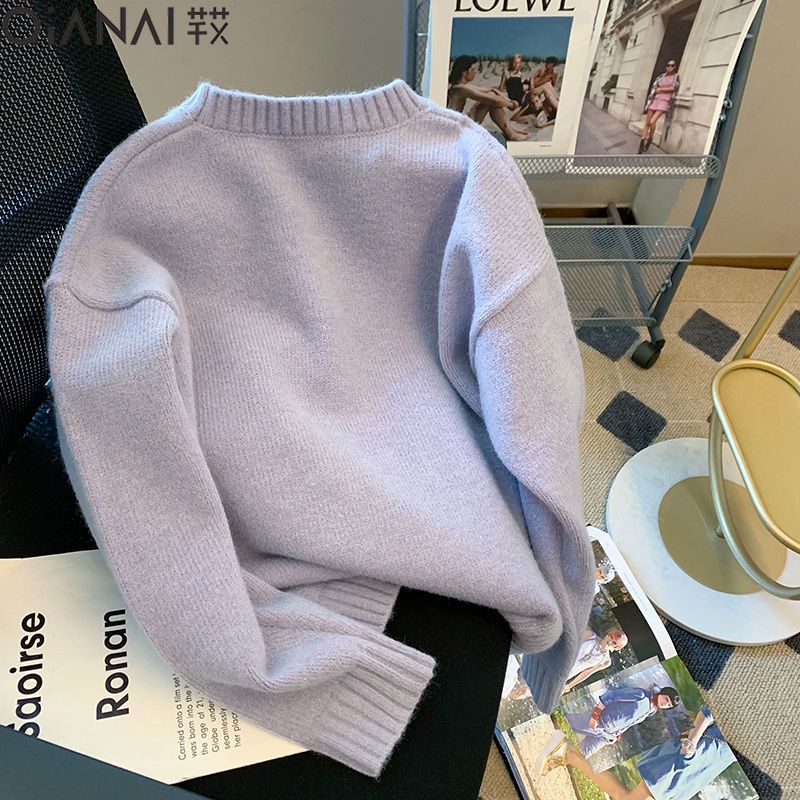 Áo Sweater Nữ Cổ Tròn Dài Tay Phong Cách Mùa Thu Mới  tao bao