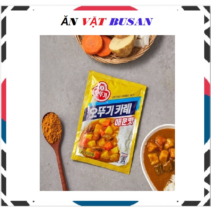 Bột Cà Ri Hơi Cay Ottogi Hàn Quốc 100g