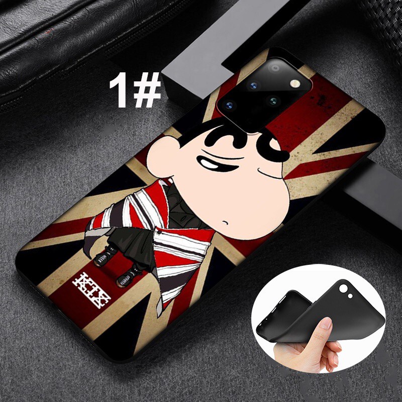 Samsung Galaxy S10 S9 S8 Plus S6 S7 Edge S10+ S9+ S8+ Soft Silicone Cover Phone Case Casing MD14 Crayon Shin-chan