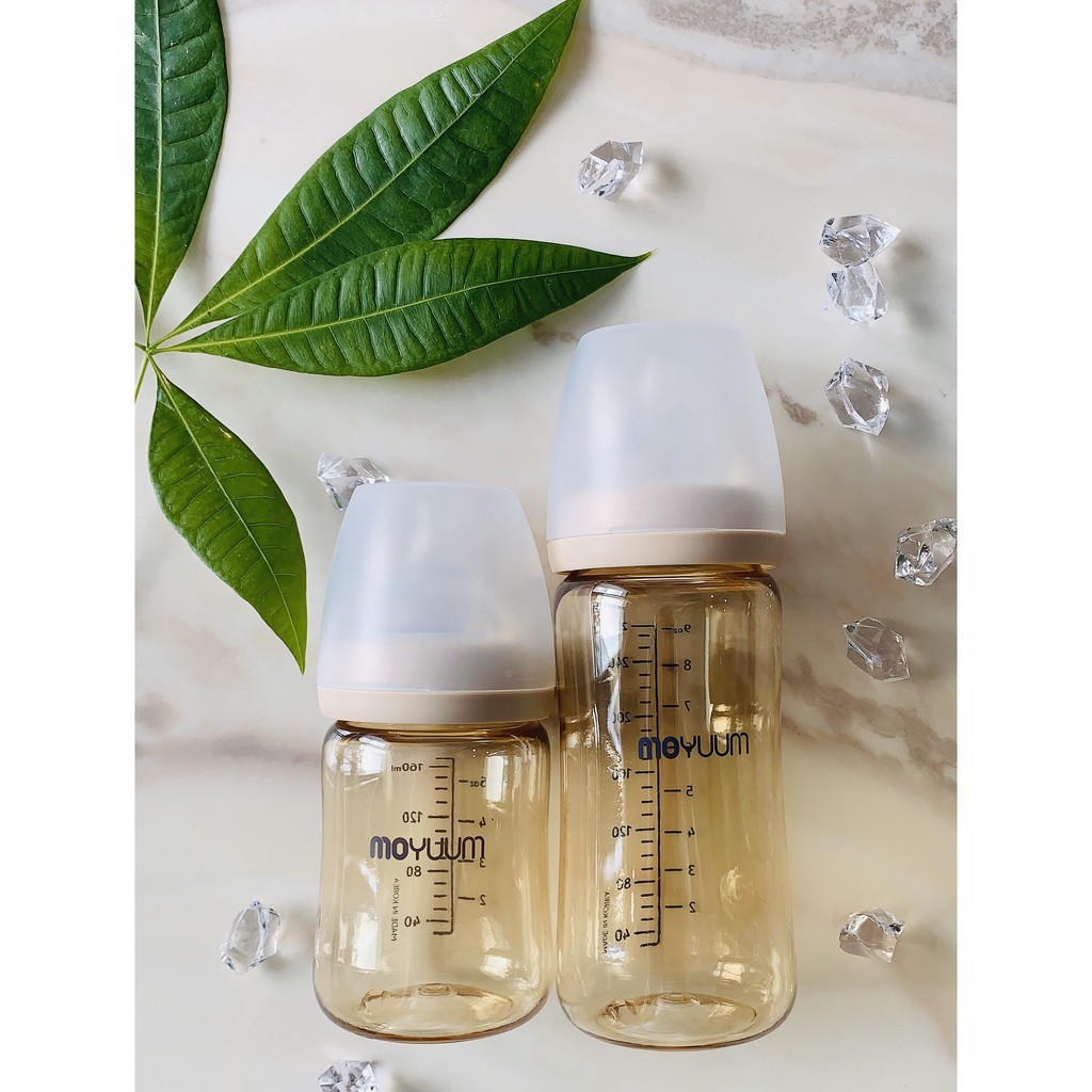 có núm ti silicon, PPSU 170 & 270ml - Hỗ Trợ Chọn Núm + Tặng cọ bình