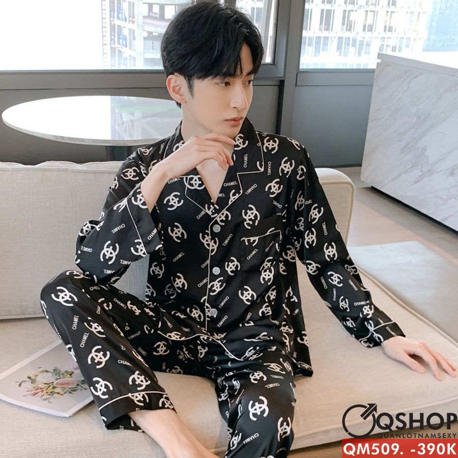 Bộ đồ pijama nam quần dài, tay dài QSHOP QM507 QM508 QM509 QM510