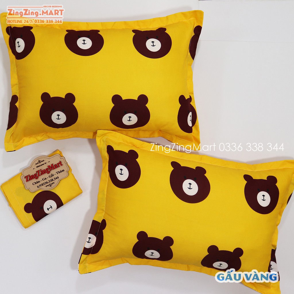 COMBO 2 Vỏ Gối Nằm COTTON POLY 45cm x 65cm ( Màu Ngẫu Nhiên ) | BigBuy360 - bigbuy360.vn