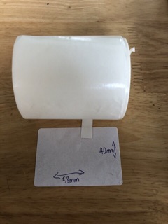 Tem decal 58 x 40 tem thực phẩm 800 tem 1 cuộn