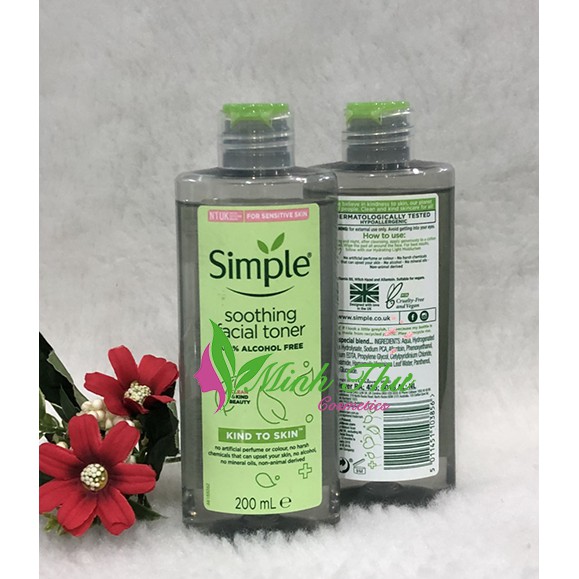 Nước Hoa Hồng Simple Soothing Facial Toner