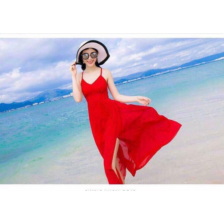 [SALE OFF] VÁY MAXI BIỂN ĐAN DÂY SIÊU QUYẾN RŨ THỜI TRANG VESTA VM01