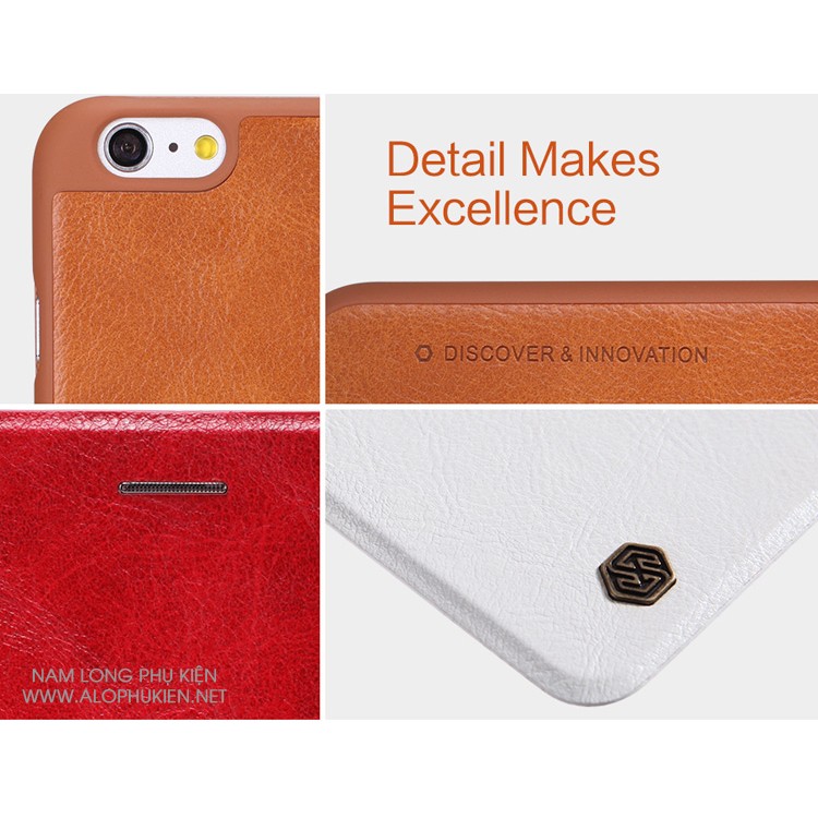 Bao da iPhone 6 Plus hiệu Nillkin QIN cao cấp | BigBuy360 - bigbuy360.vn