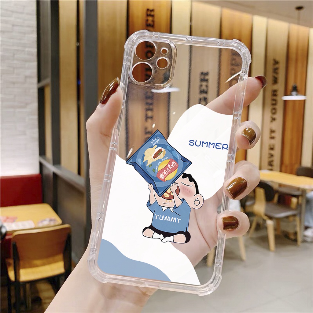 Ốp lưng iphone Yummy dẻo trong viền vuông chống sốc case 14plus 14 pro max 13 12 promax 11 mini 6 6s 7 8 plus x xr xs Se