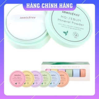 [FREESHIP- Chính Hãng] Phấn phủ kiềm dầu No Sebum Innisfree bản Travel Exclusive Set 2019