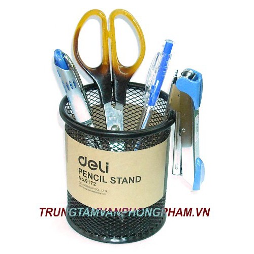 Ống cắm bút tròn Deli 9172