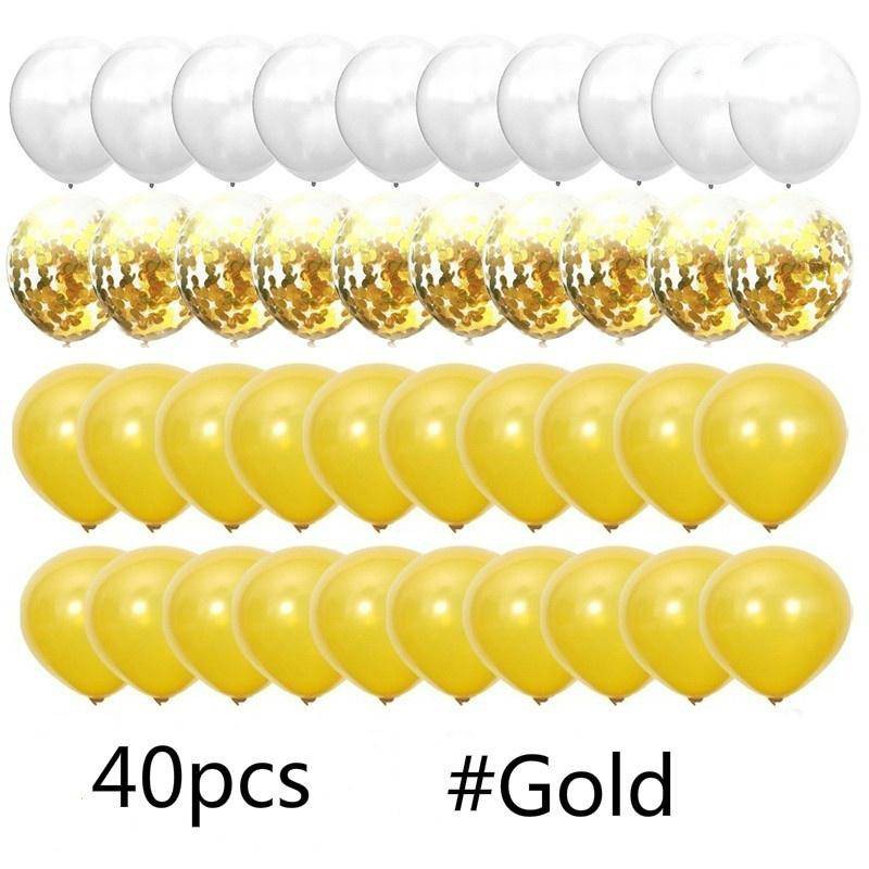 Set 30 / 40 Bong Bóng Trang Trí Tiệc Sinh Nhật