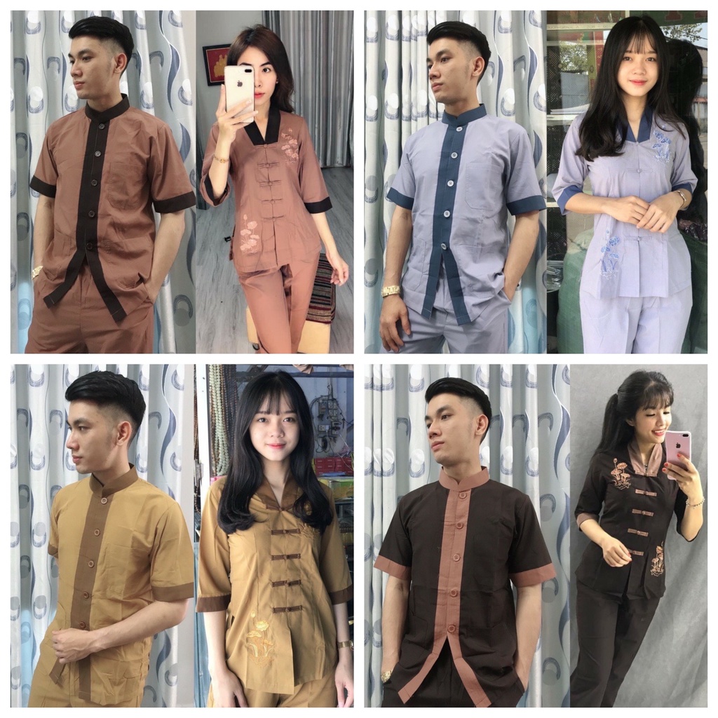 Đồ Lam Đi Chùa # Lãnh Tụ Phối Nam, La Hán Phối Nữ # Mẫu Cặp