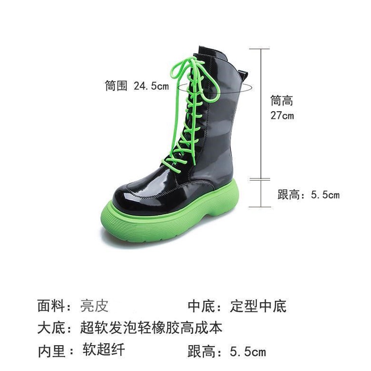 Giày bốt Martin da mềm đế dày thời trang cho nữ năm 2021 | BigBuy360 - bigbuy360.vn