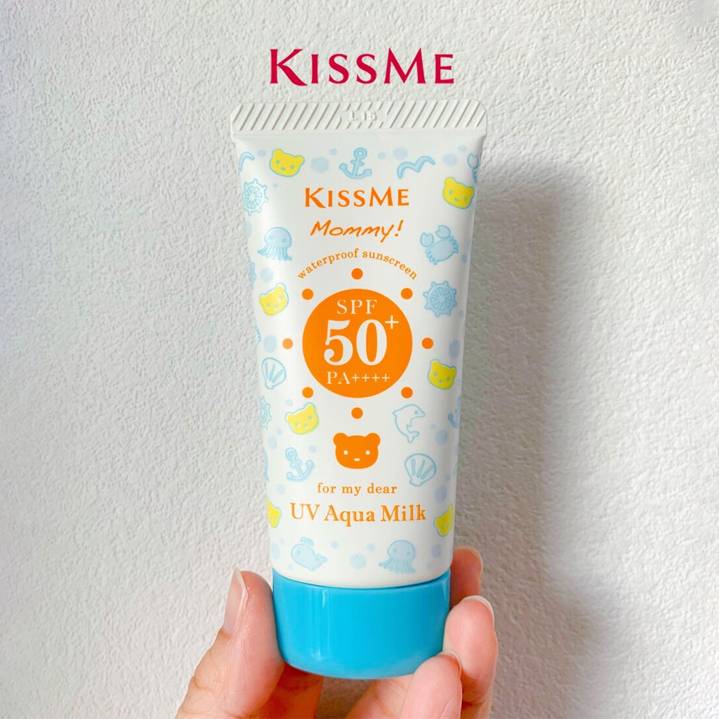 Sữa chống nắng trẻ em KISSME Mommy UV Aqua Milk 50g